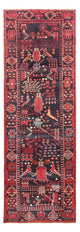 Läufer Perser - Nomadic - 331 x 108 cm - dunkelblau