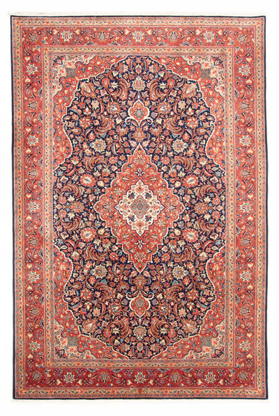 Sarough Teppich 200x312cm - Perserteppich - dunkelblau