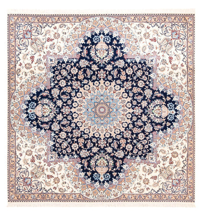 Nain - 6La Teppich 212x212cm - Perserteppich - dunkelblau