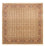 Perserteppich - Täbriz - Royal quadratisch  - 206 x 204 cm - dunkelbeige