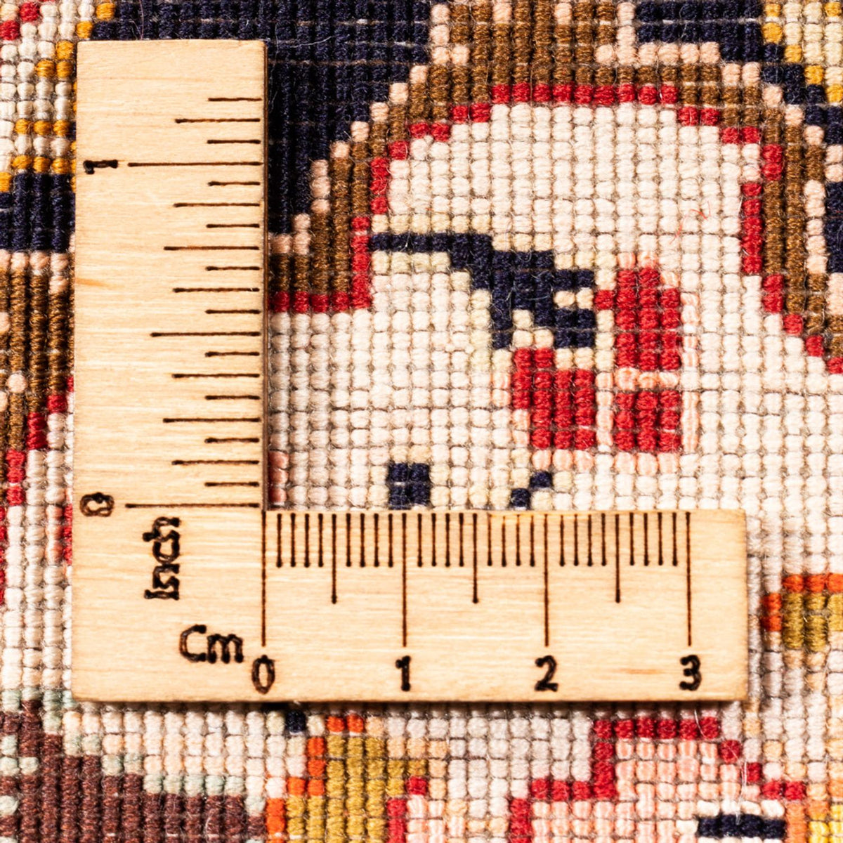 Perserteppich - Täbriz quadratisch  - 253 x 249 cm - orange