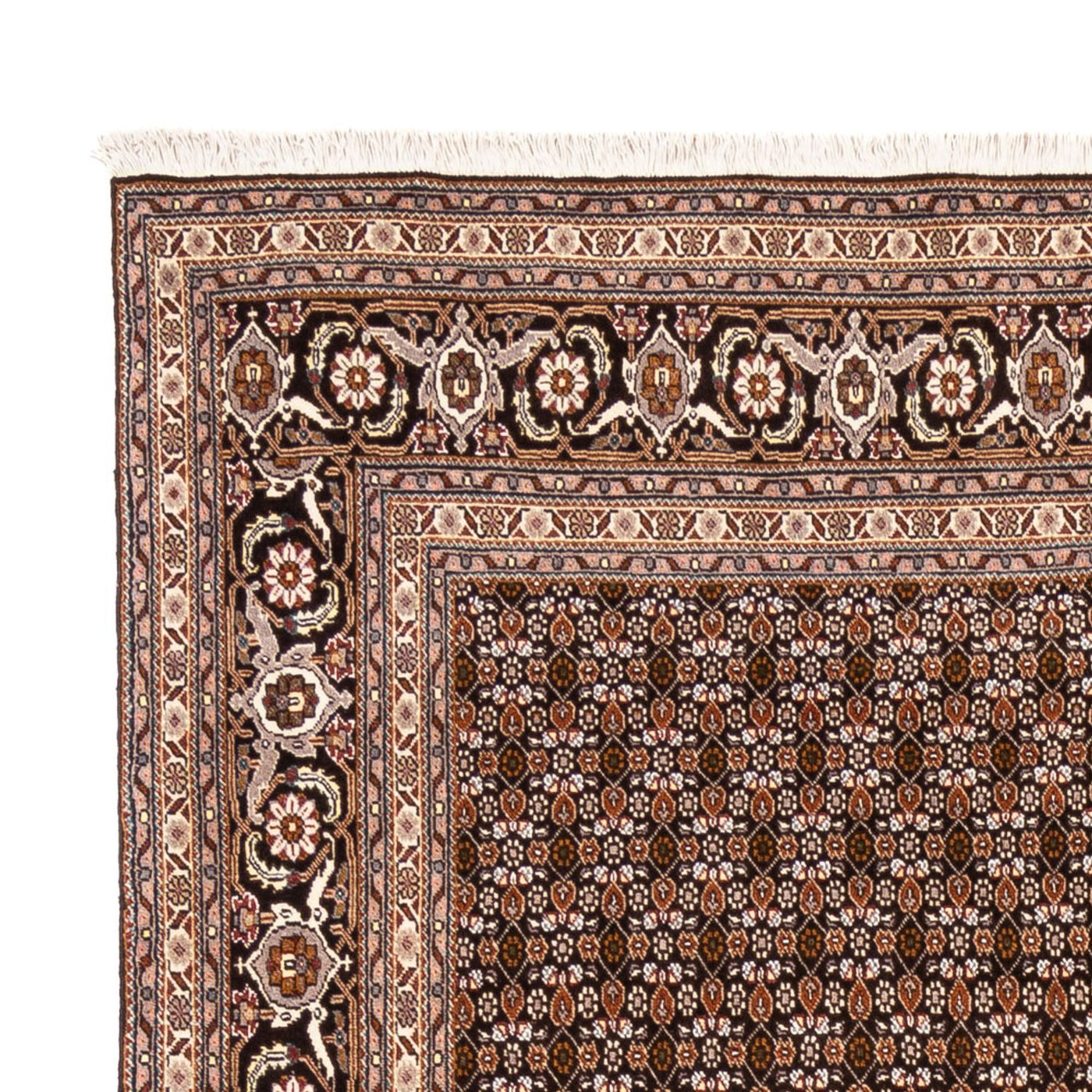 Perserteppich - Täbriz - Royal - 237 x 178 cm - dunkelblau