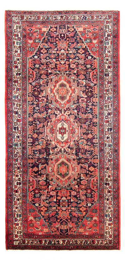 Hamadan Teppich 155x307cm - Perserteppich - dunkelblau