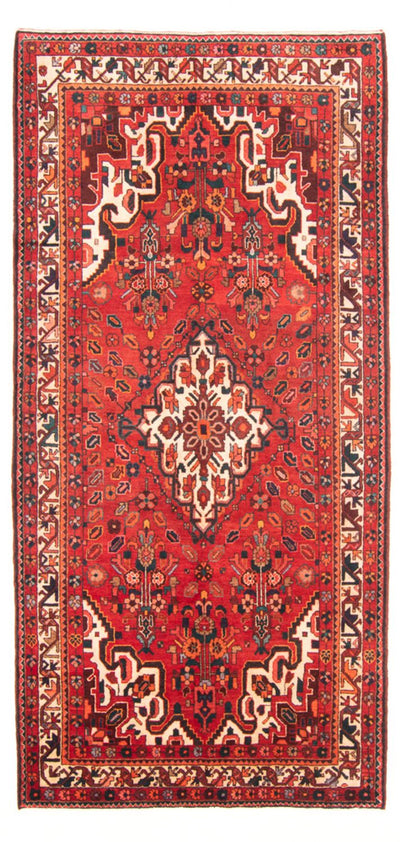 Hamadan Teppich 155x303cm - Perserteppich - rot