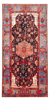 Perserteppich - Nomadic - 312 x 153 cm - dunkelblau