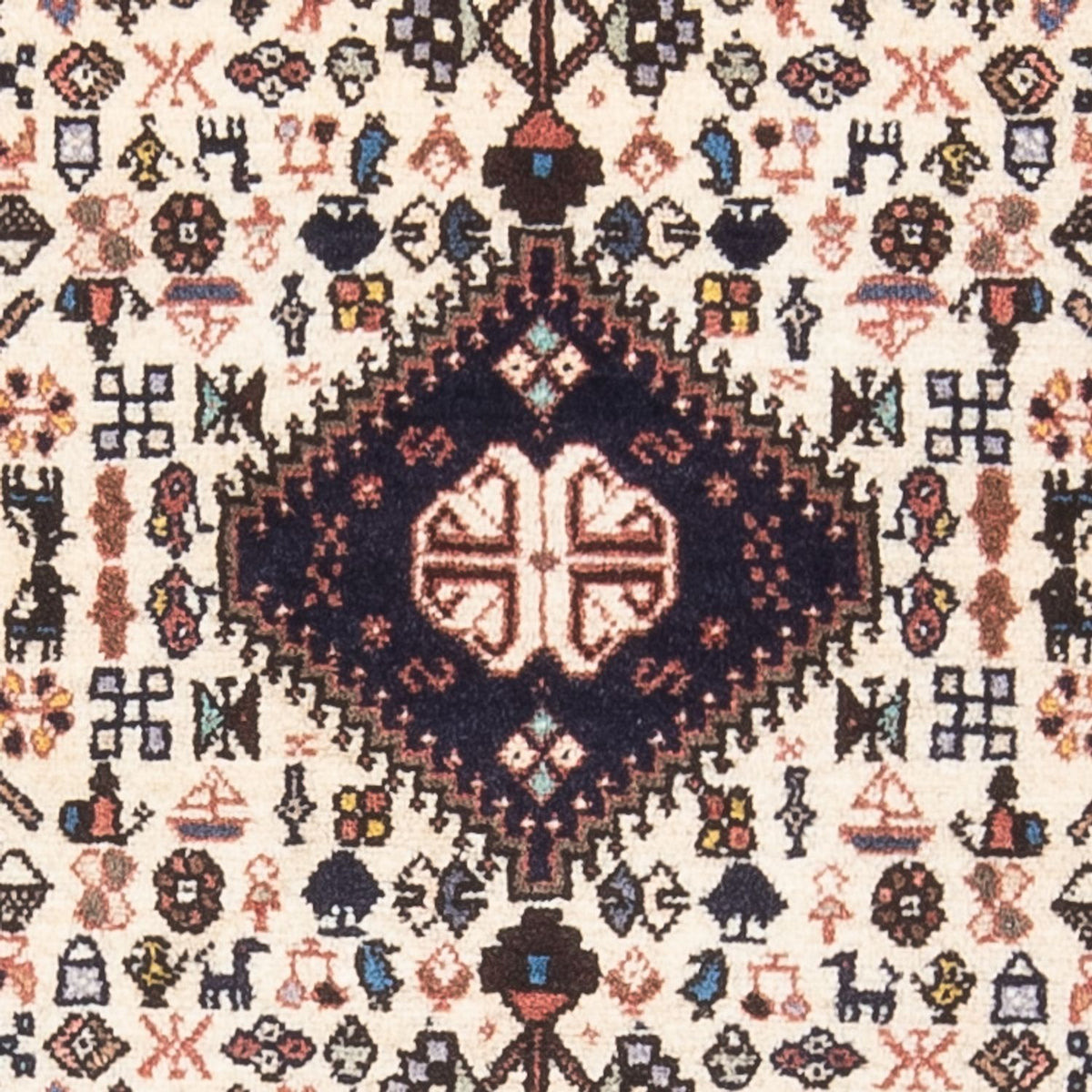 Perserteppich - Nomadic - 126 x 80 cm - creme