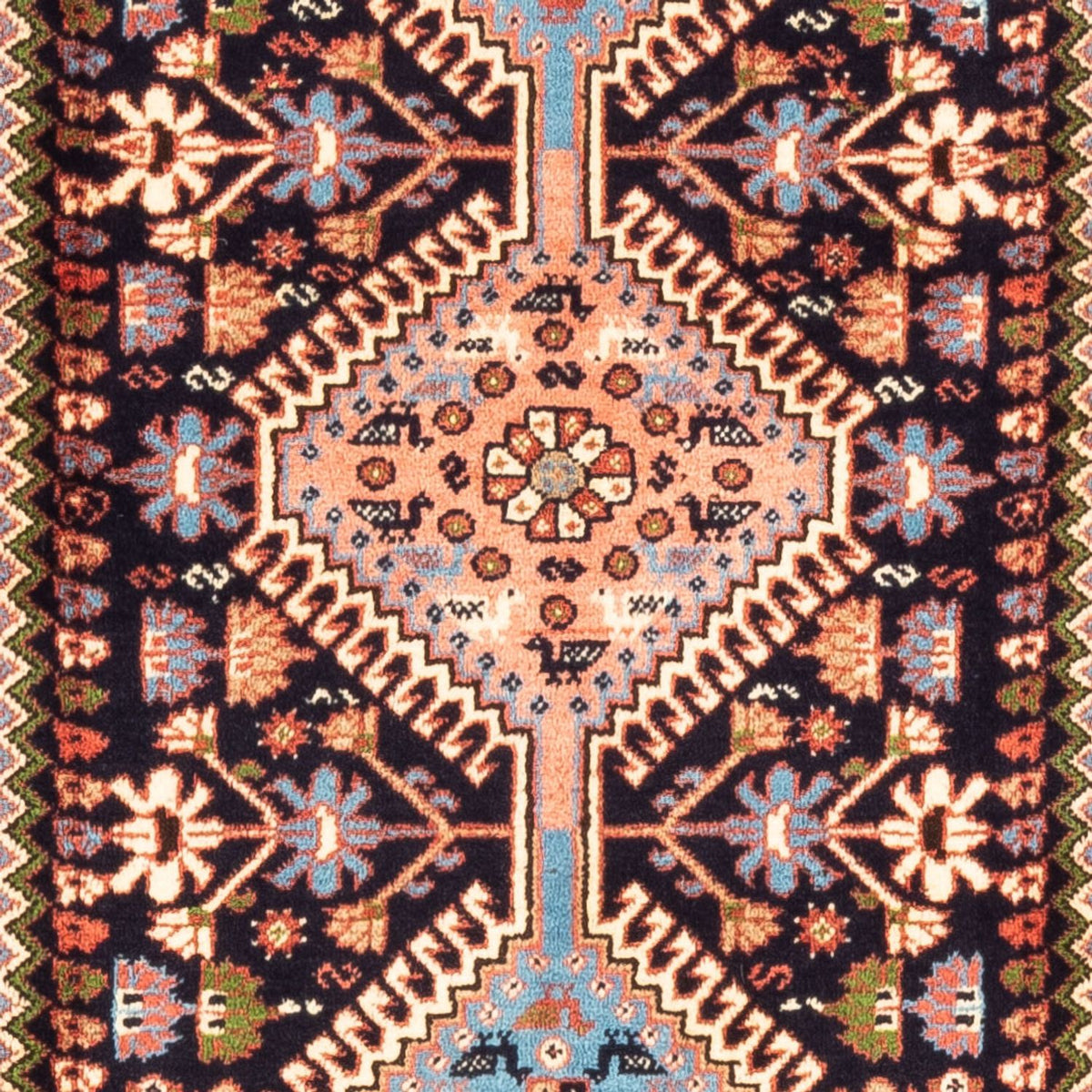 Läufer Perser - Nomadic - 200 x 80 cm - dunkelbeige