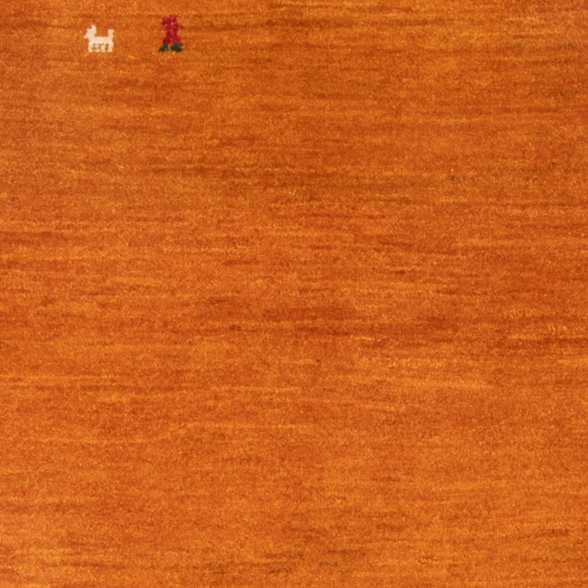 Gabbeh Teppich - Perser - 128 x 100 cm - orange