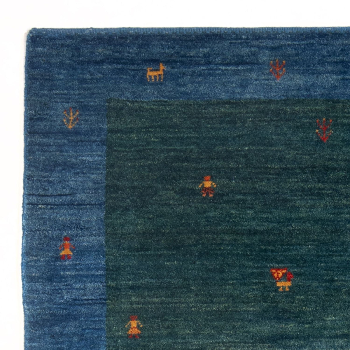 Gabbeh Persisch Teppich 102x153cm - Perserteppich Wollteppich