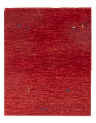 Gabbeh Teppich - Perser - 130 x 100 cm - rot
