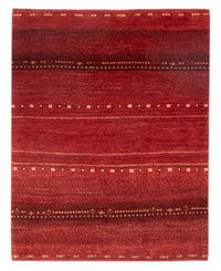 Gabbeh Teppich - Perser - 140 x 102 cm - dunkelrot