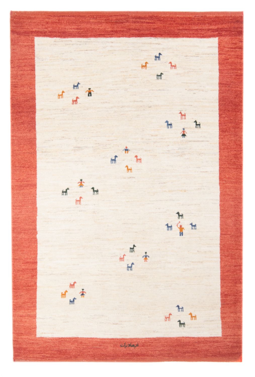 Gabbeh Teppich - Perser - 177 x 120 cm - mehrfarbig
