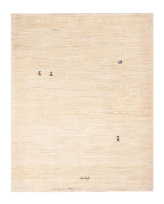 Gabbeh Teppich - Perser - 150 x 109 cm - hellbeige