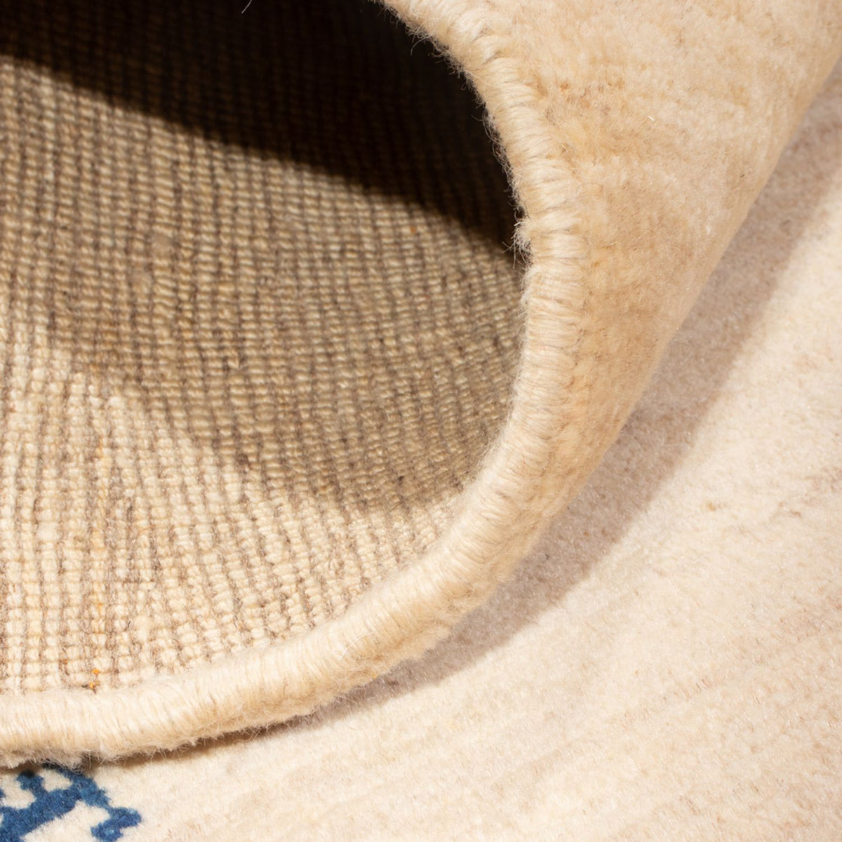 Gabbeh Teppich - Perser - 150 x 109 cm - hellbeige