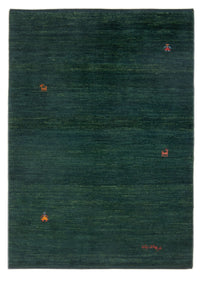 Gabbeh Teppich - Perser - 146 x 98 cm - dunkelgrün