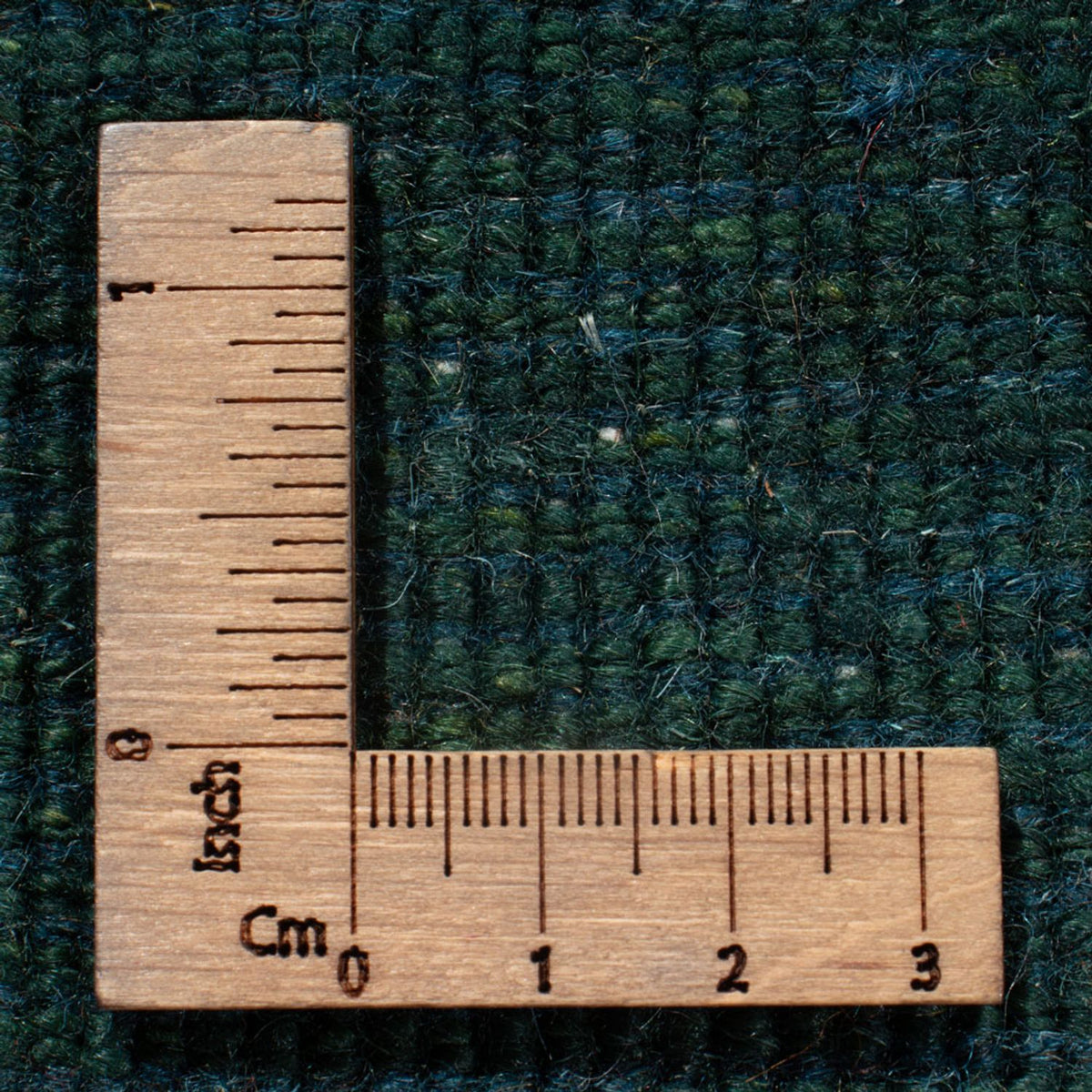 Gabbeh Teppich - Perser - 146 x 98 cm - dunkelgrün