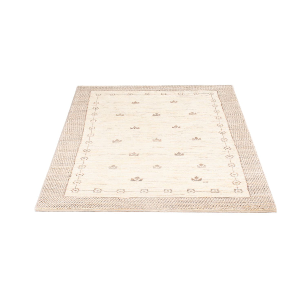 Gabbeh Teppich - Perser - 145 x 96 cm - hellbeige