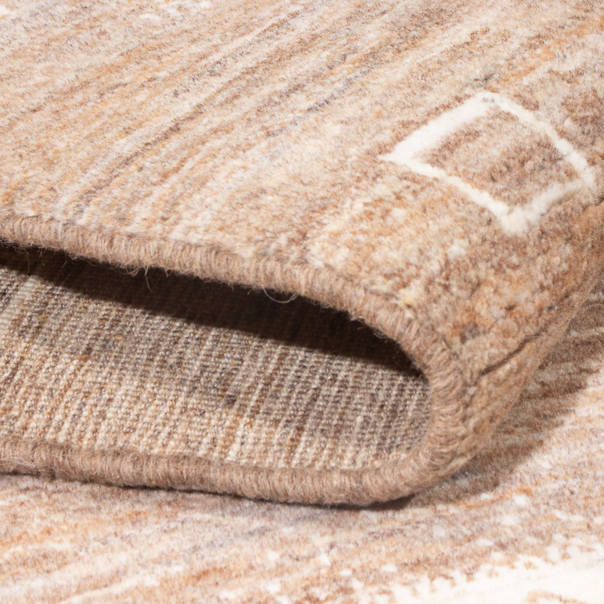 Gabbeh Teppich - Perser - 171 x 116 cm - dunkelbeige