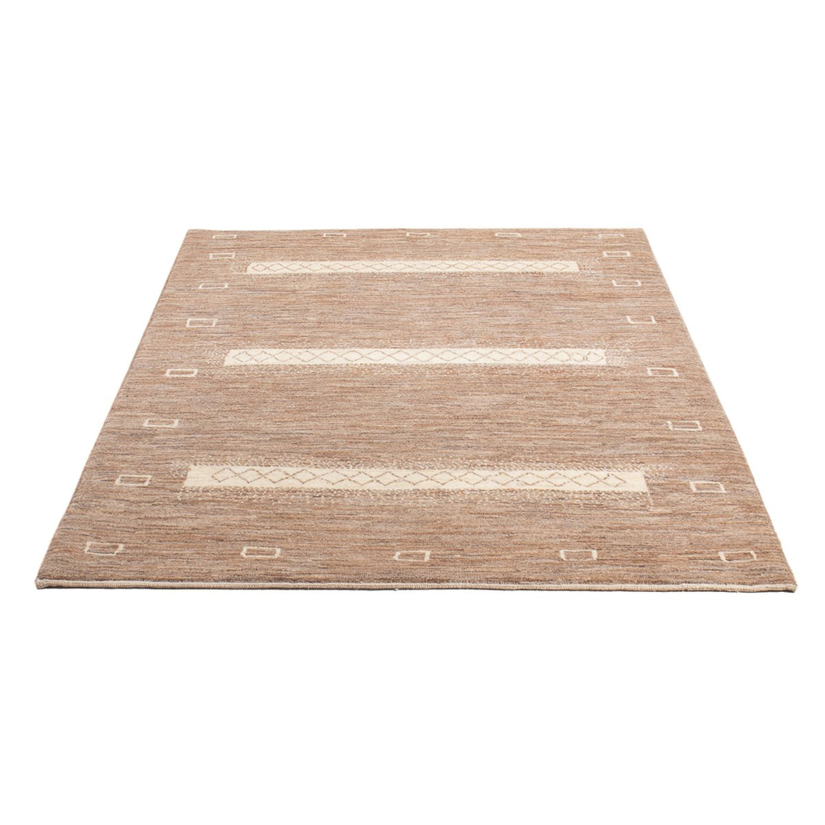 Gabbeh Teppich - Perser - 171 x 116 cm - dunkelbeige