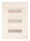 Gabbeh Persisch Teppich 100x147cm - Perserteppich Wollteppich - Rechteckig / Hellbeige / 100 x 147 cm Rechteckig