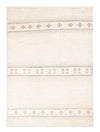Gabbeh Persisch Teppich 103x144cm - Perserteppich Wollteppich - Rechteckig / Hellbeige / 103 x 144 cm Rechteckig