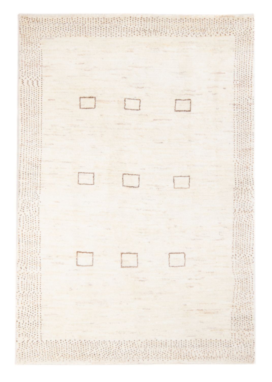 Gabbeh Teppich - Perser - 157 x 95 cm - hellbeige