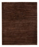 Gabbeh Teppich - Perser - 248 x 215 cm - dunkelbraun