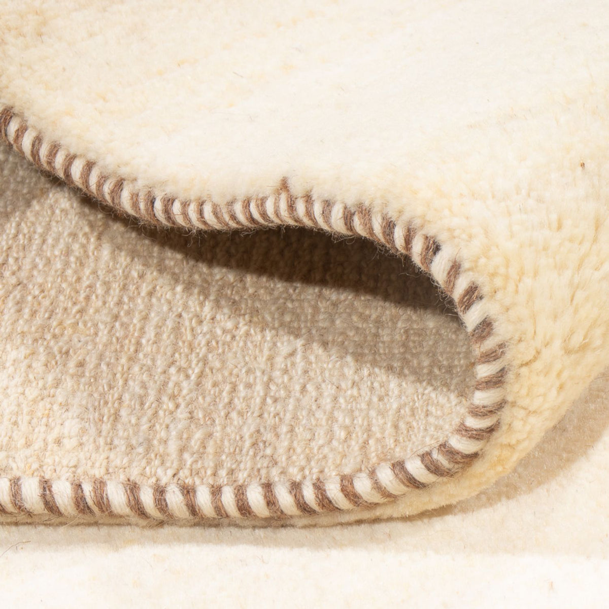 Gabbeh Teppich - Perser - 241 x 166 cm - hellbeige