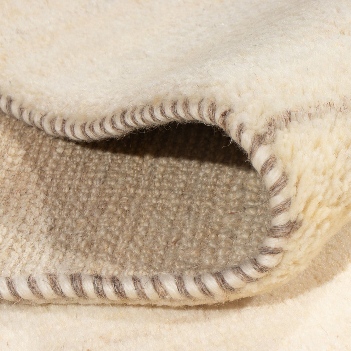 Gabbeh Teppich - Perser - 218 x 158 cm - hellbeige