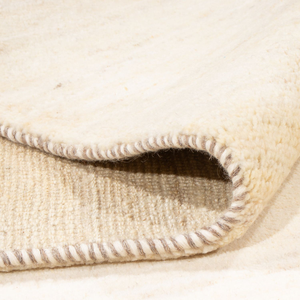 Gabbeh Teppich - Perser - 212 x 172 cm - hellbeige