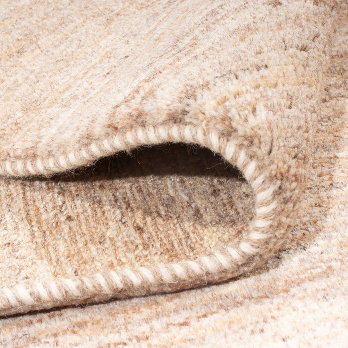 Gabbeh Teppich - Perser - 204 x 148 cm - dunkelbeige