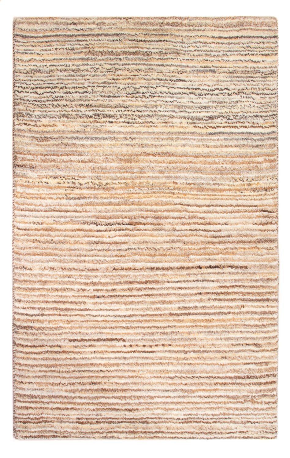 Gabbeh Teppich - Perser - 92 x 60 cm - hellbeige