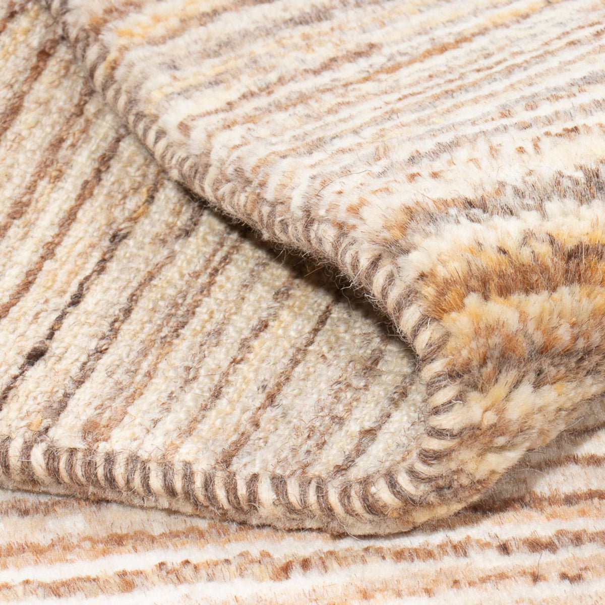 Gabbeh Teppich - Perser - 93 x 60 cm - hellbeige