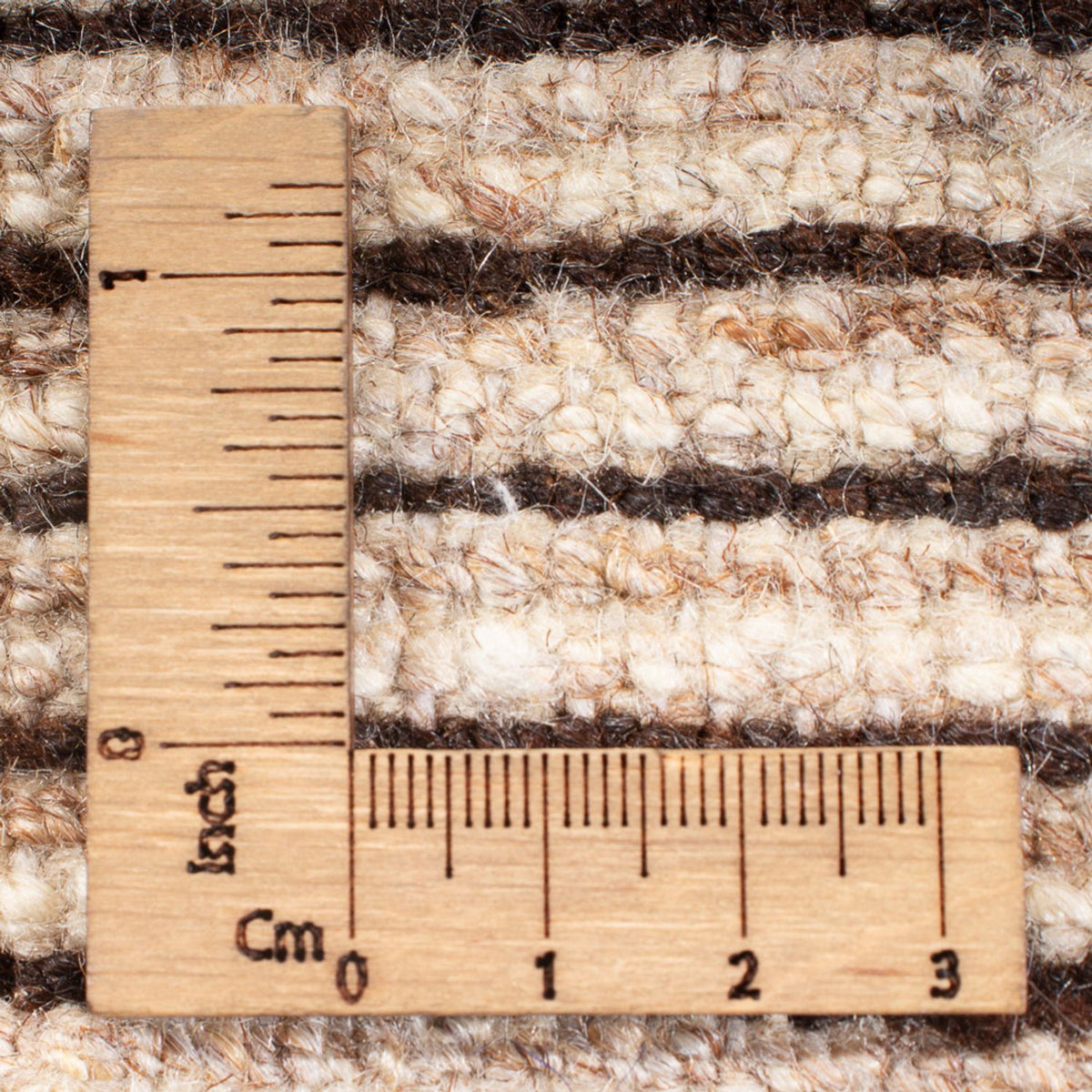 Gabbeh Teppich - Perser - 190 x 152 cm - dunkelbeige