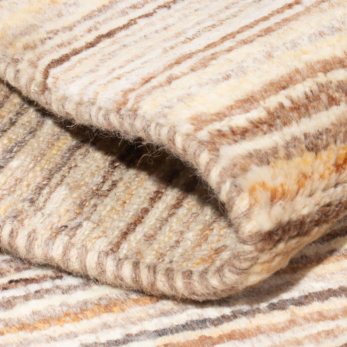 Gabbeh Teppich - Perser - 95 x 54 cm - dunkelbeige