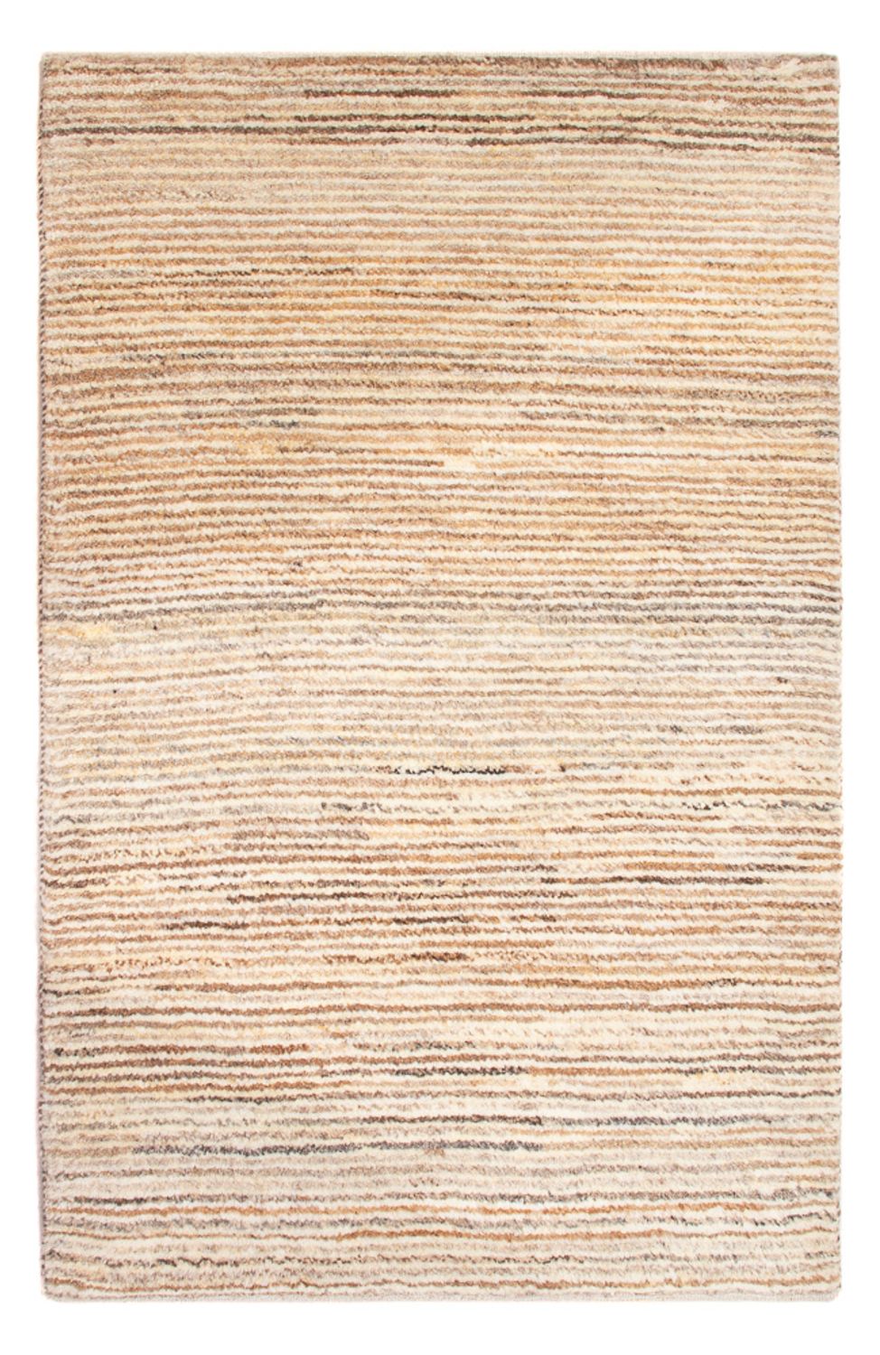 Gabbeh Teppich - Perser - 92 x 60 cm - dunkelbeige