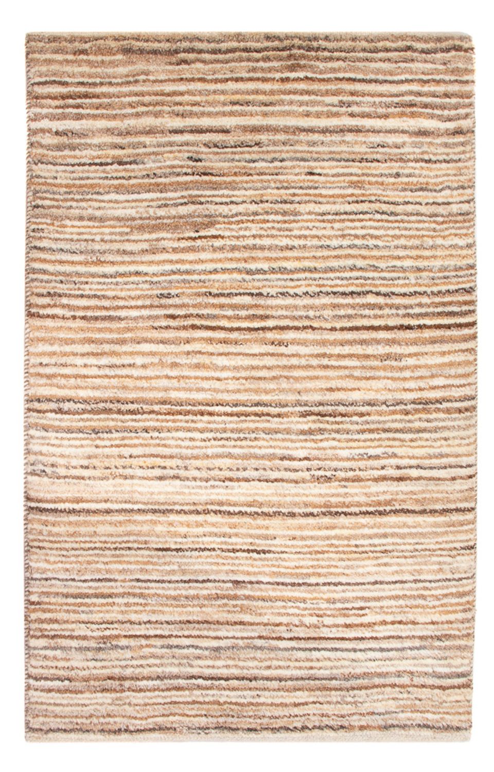 Gabbeh Teppich - Perser - 95 x 62 cm - dunkelbeige