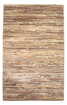 Gabbeh Teppich - Perser - 95 x 62 cm - dunkelbeige