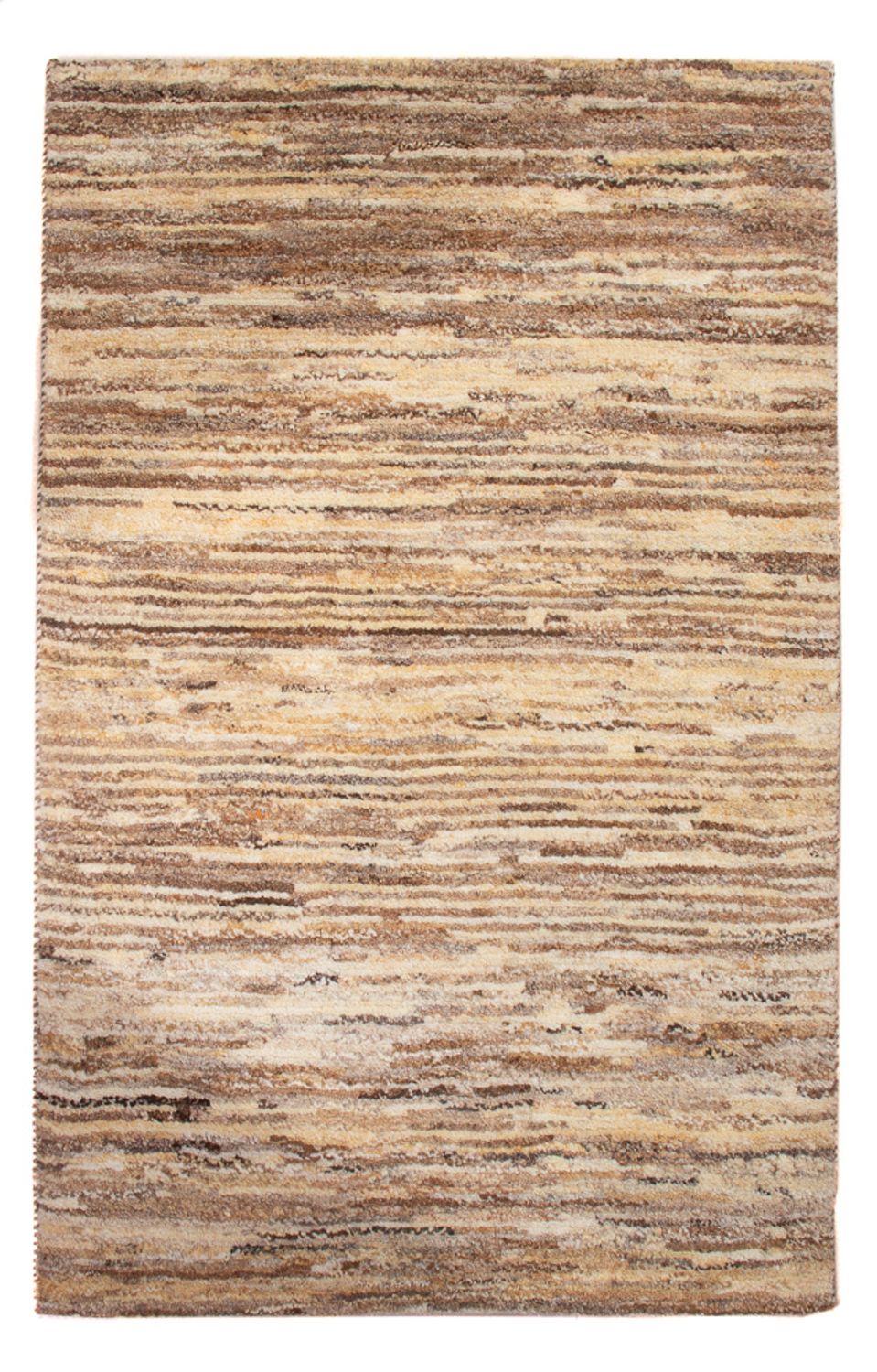 Gabbeh Teppich - Perser - 95 x 62 cm - dunkelbeige