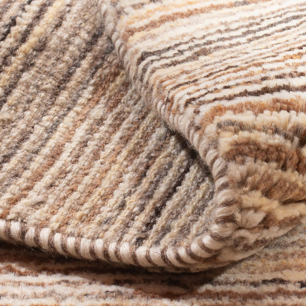 Gabbeh Teppich - Perser - 91 x 60 cm - dunkelbeige