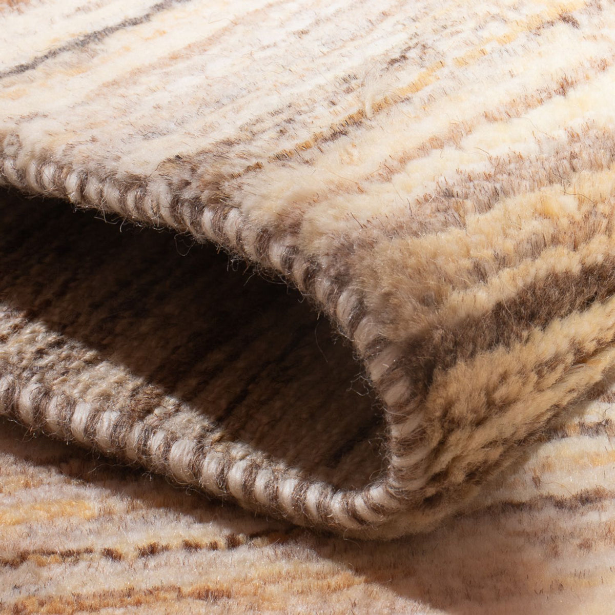 Gabbeh Teppich - Perser - 96 x 57 cm - dunkelbeige