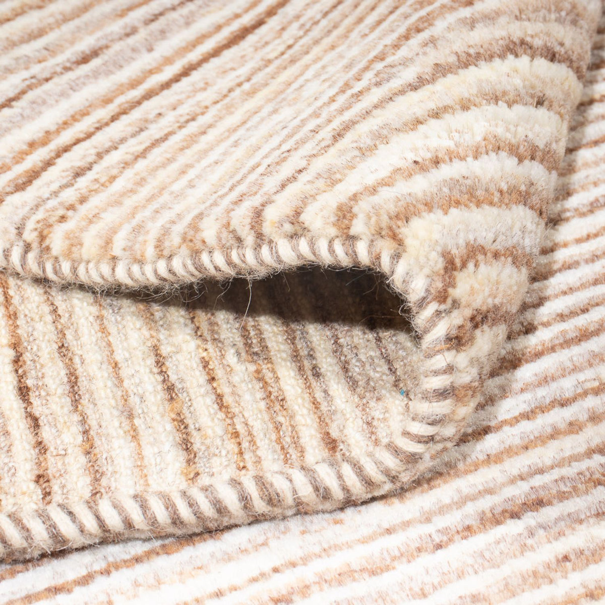 Gabbeh Teppich - Perser quadratisch  - 212 x 205 cm - natur