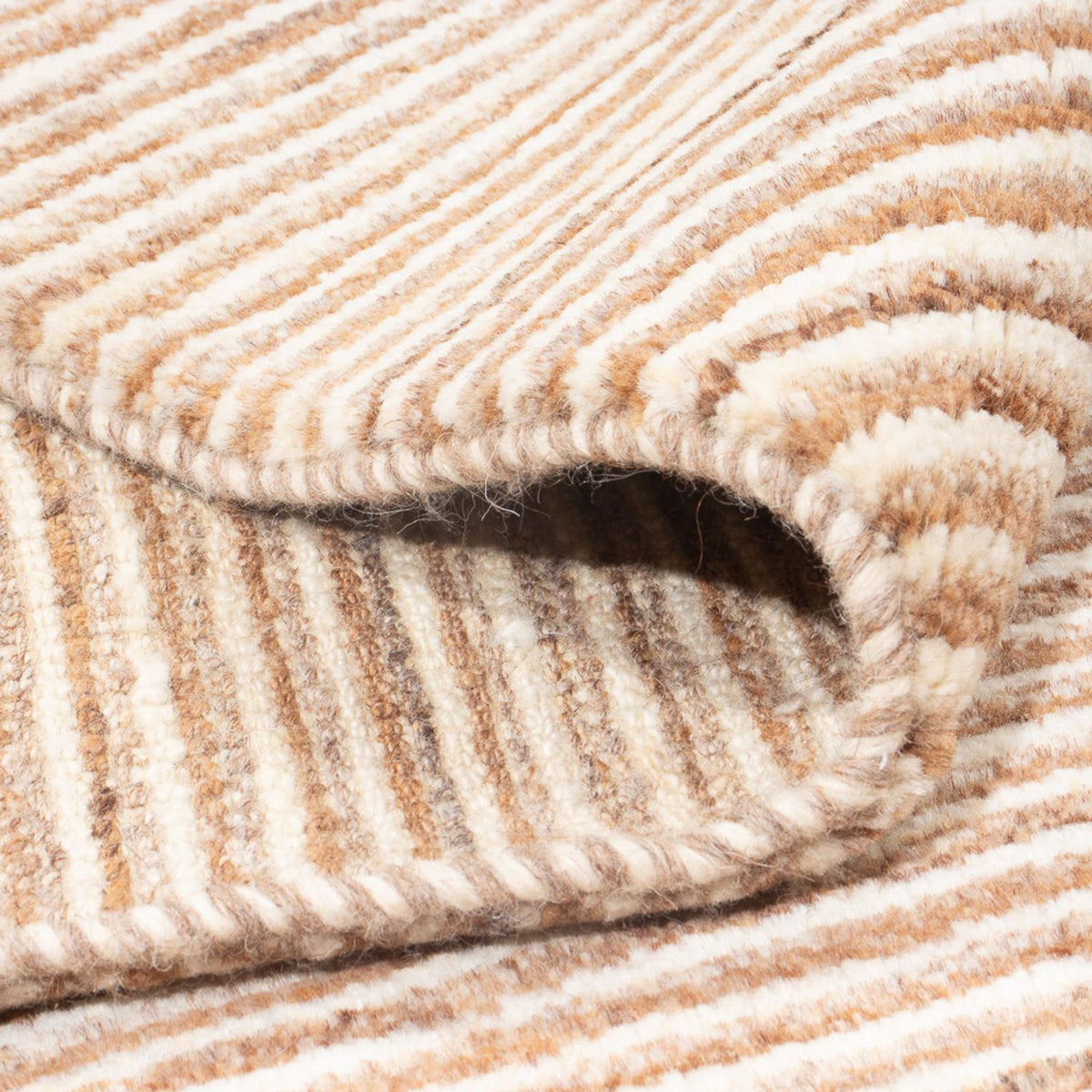 Gabbeh Teppich - Perser quadratisch  - 215 x 208 cm - hellbraun