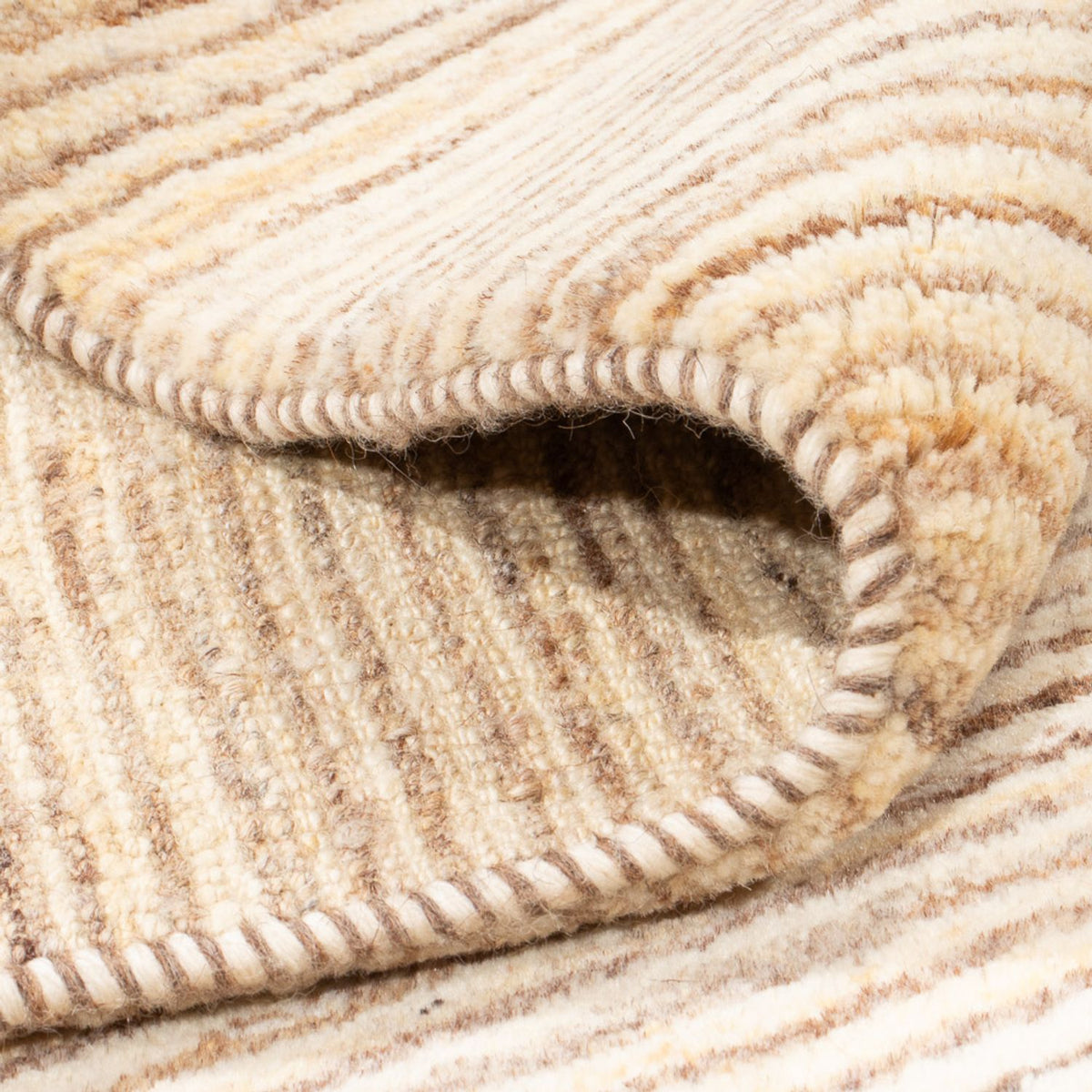 Gabbeh Teppich - Perser - 234 x 172 cm - hellbeige