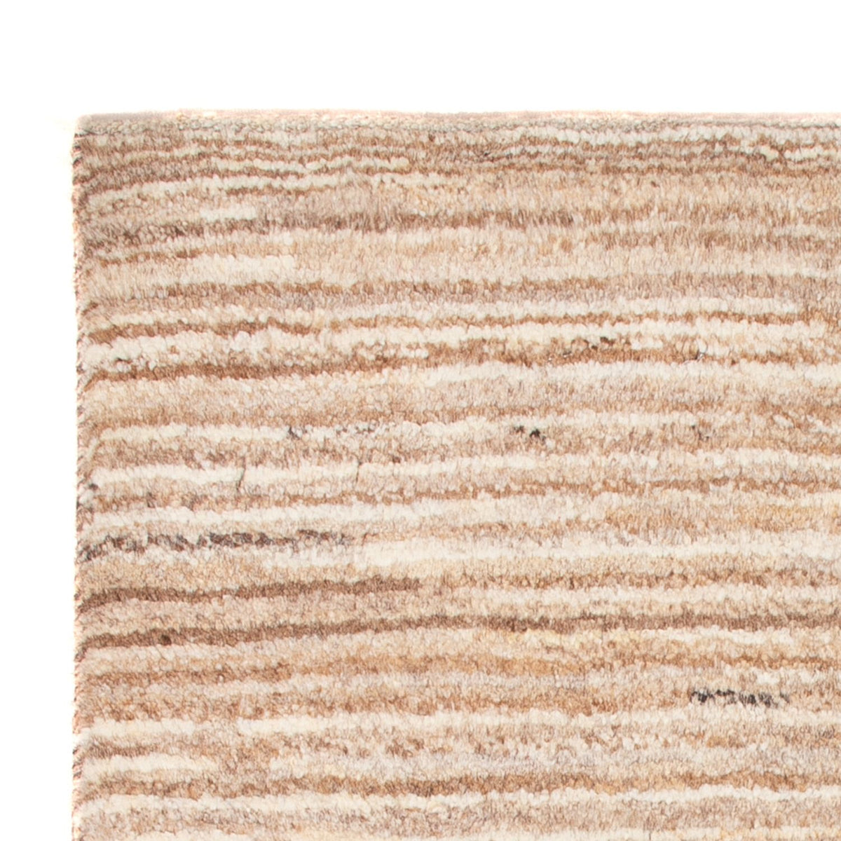 Gabbeh Teppich - Perser - 94 x 60 cm - dunkelbeige