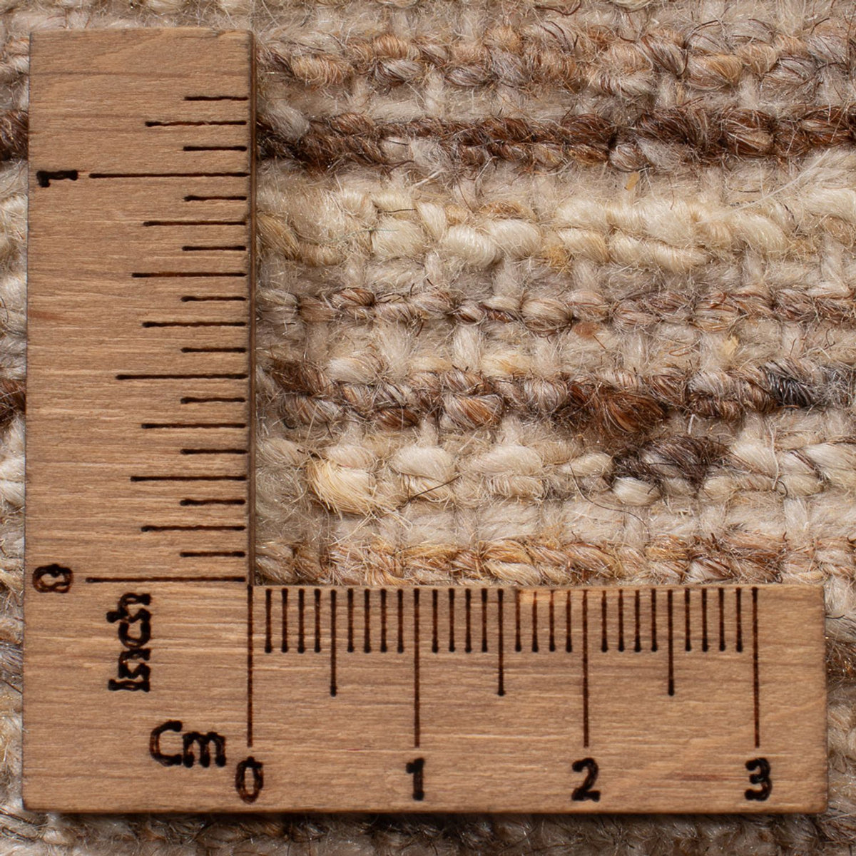 Gabbeh Teppich - Perser - 96 x 59 cm - dunkelbeige