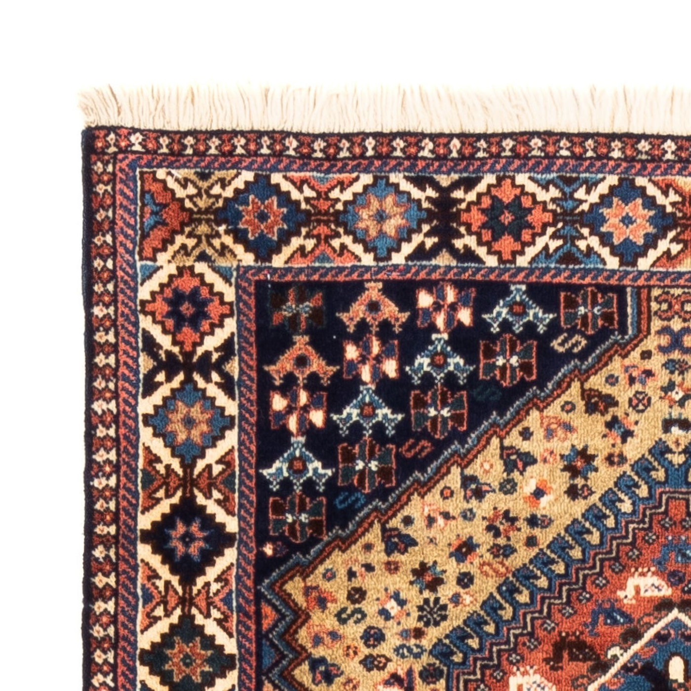 Gabbeh Persisch Teppich 220x76cm - Perserteppich Wollteppich