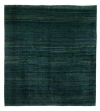 Gabbeh Teppich - Perser - 380 x 335 cm - dunkelgrün