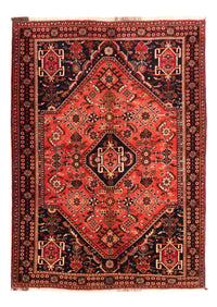 Perserteppich - Nomadic - 150 x 115 cm - rot