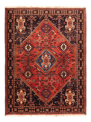 Perserteppich - Nomadic - 140 x 108 cm - rot
